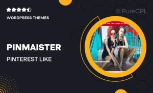 Pinmaister – Pinterest Like WordPress Theme