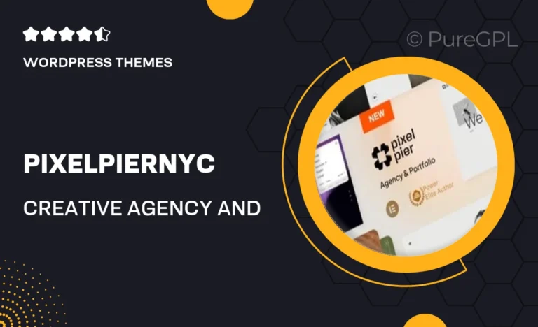 pixelpiernyc creative agency and portolio wordpress theme