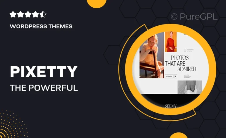 pixetty the powerful photography theme for wordpress