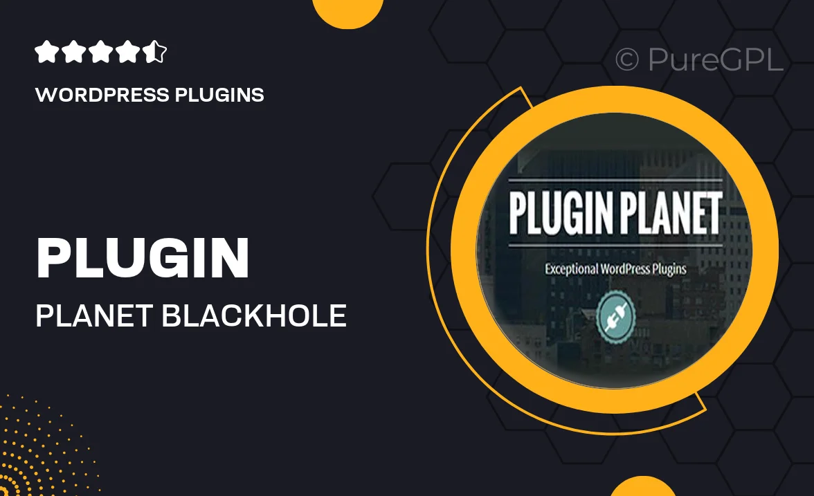 Plugin Planet | Blackhole Pro
