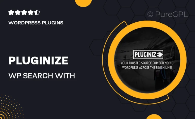 pluginize wp search with algolia pro