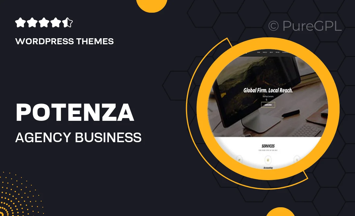 Potenza – Agency & Business WordPress Theme