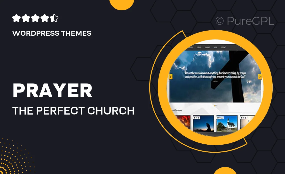 Prayer – The Perfect Church WordPress Theme