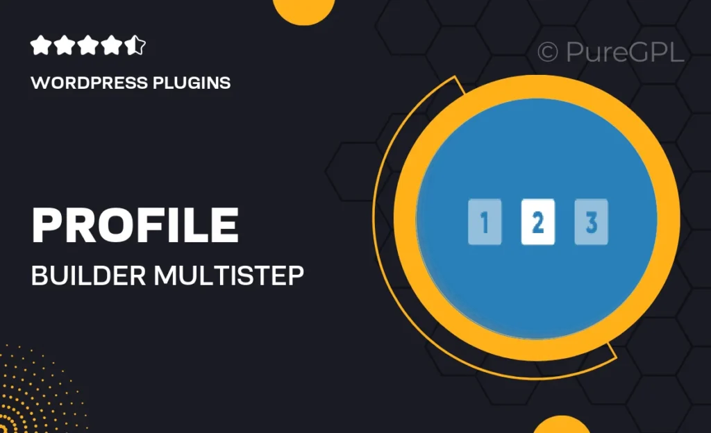 Profile builder | Multi-Step Forms 4 Profile builder | Multi-Step Forms