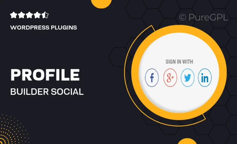profile builder social connect