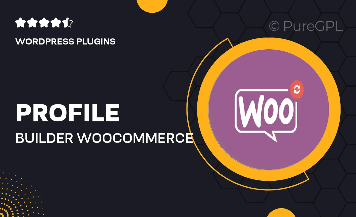 Profile builder | WooCommerce Sync