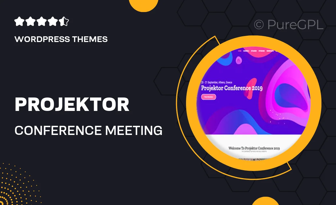 Projektor – Conference & Meeting WordPress Theme