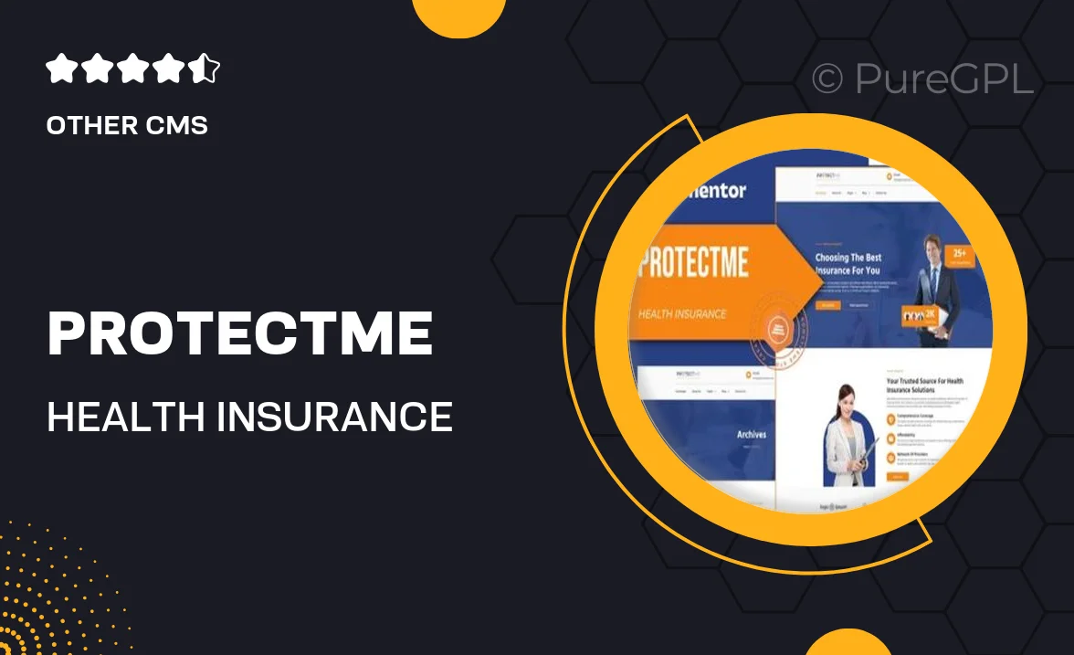 Protectme – Health Insurance Elementor Template Kit