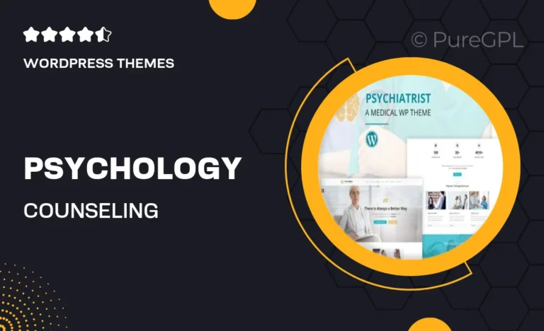 psychology counseling wordpress theme