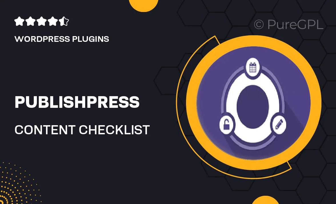 Publishpress | Content Checklist