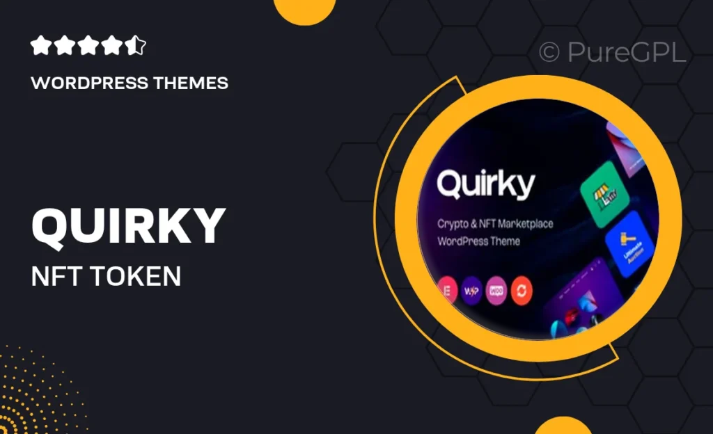 Quirky – NFT, Token & Blockchain WCFM Marketplace WordPress Theme
