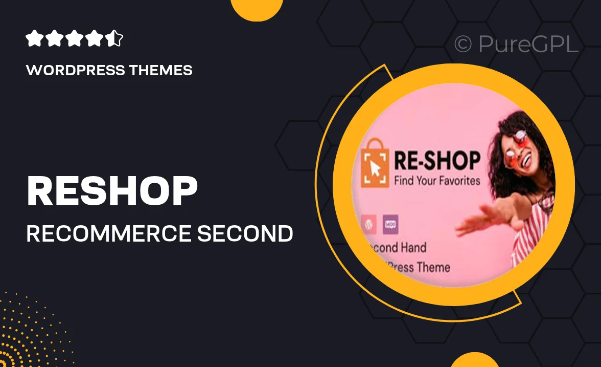 ReShop – ReCommerce & Second Hand Theme
