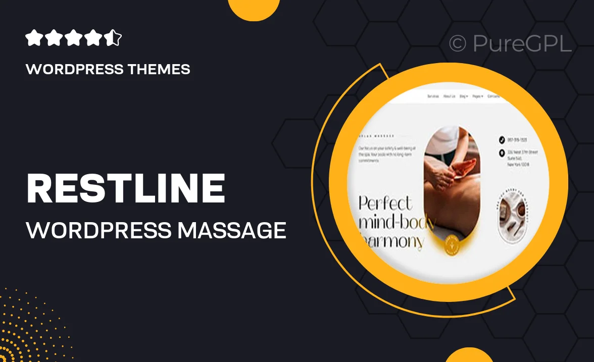 Restline – WordPress Massage Theme