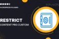 Restrict content pro | Custom Renew