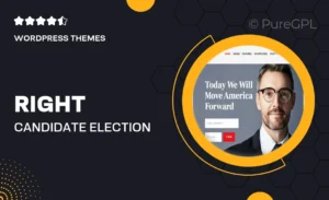 Right Candidate – Election Campaign and Political WordPress Theme