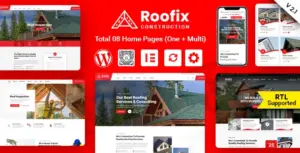 Roofix – Roofing Services WordPress Theme