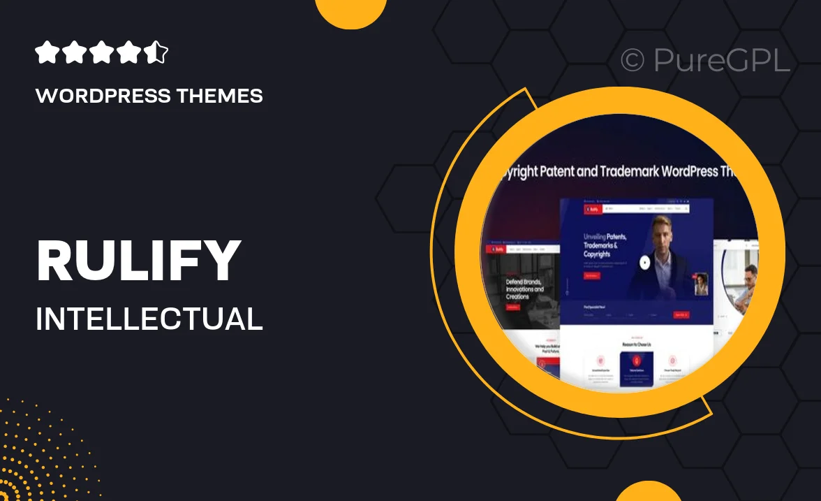 Rulify – Intellectual Property Consultancy Law Firm WordPress Theme