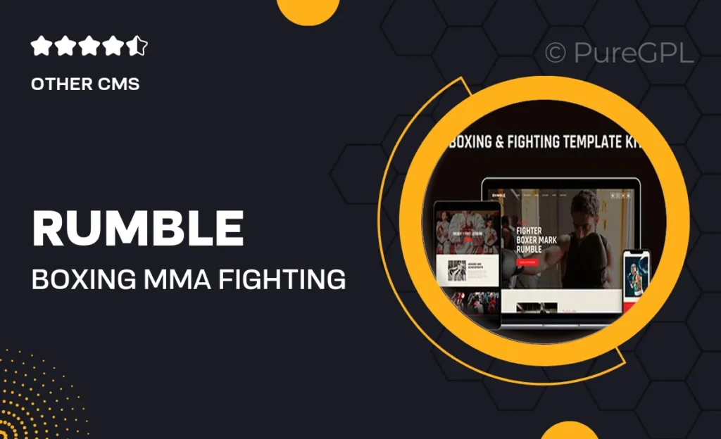 Rumble – Boxing, MMA & Fighting Elementor Template Kit 20 Rumble – Boxing, MMA & Fighting Elementor Template Kit