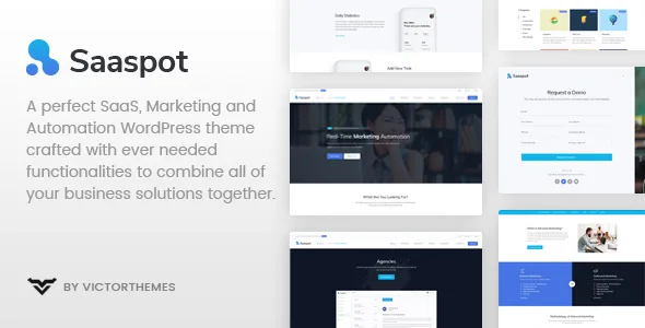 saaspot saas marketing automation wordpress theme 1