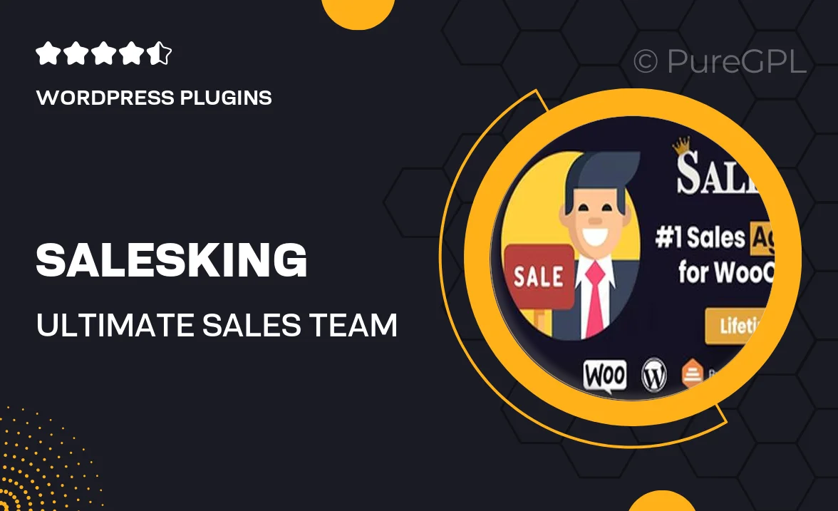 SalesKing – Ultimate Sales Team, Agents & Reps Plugin for WooCommerce