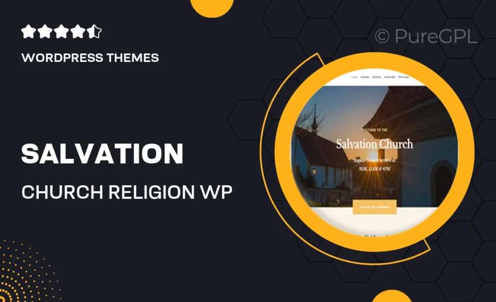 Salvation – Church & Religion WP Theme