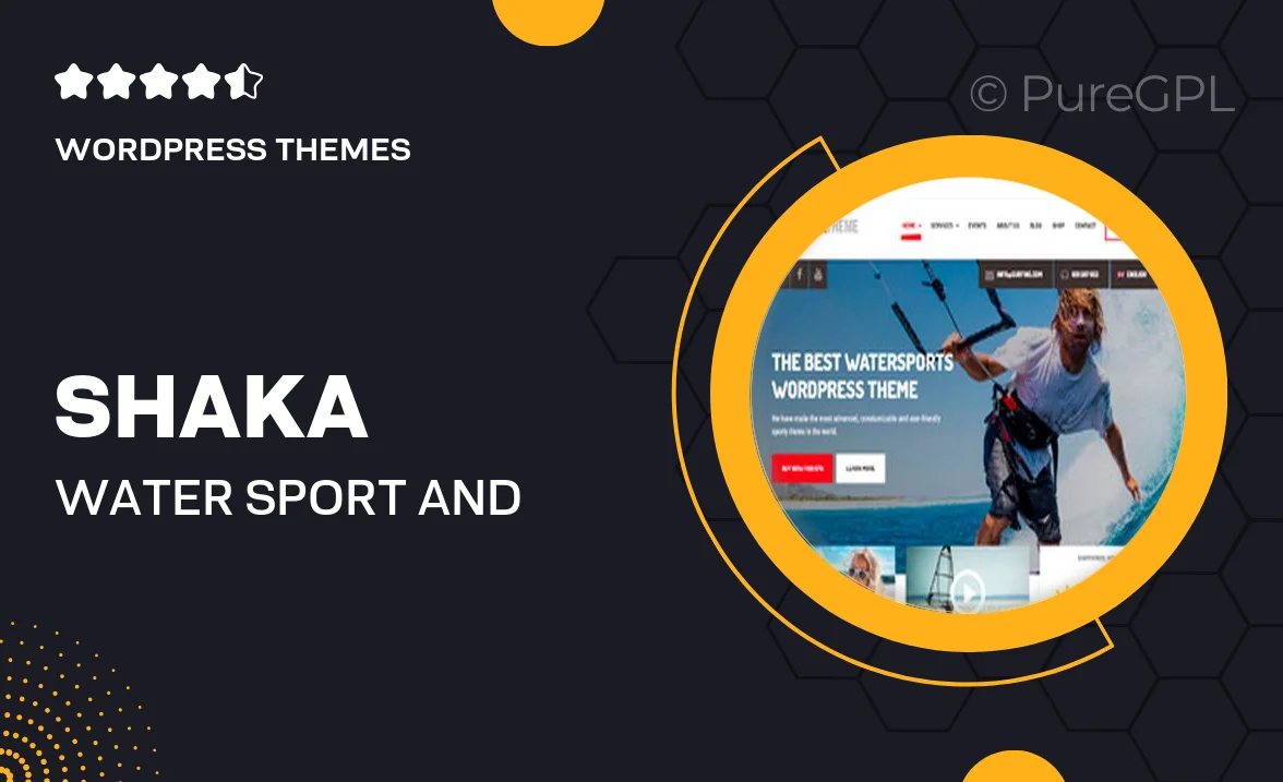 Shaka – Water Sport and Surfing WordPress Theme