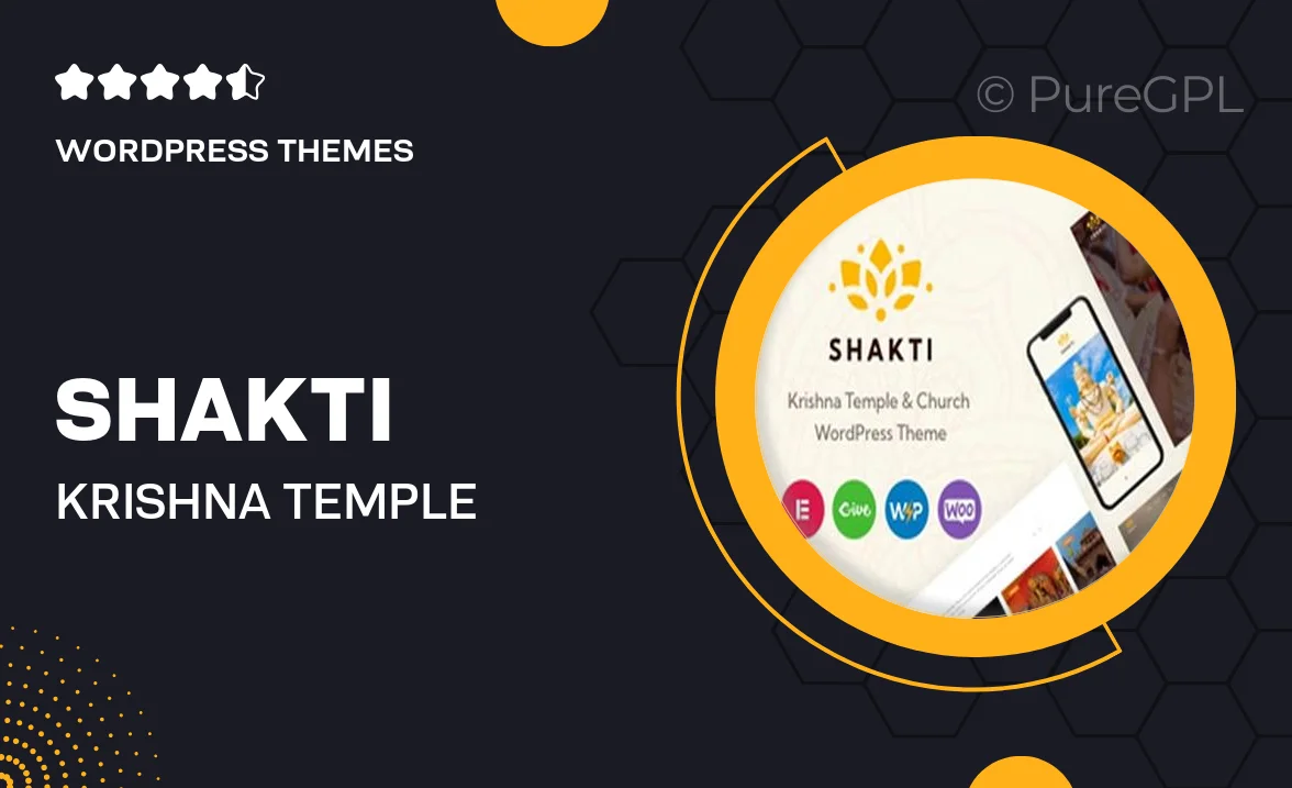Shakti – Krishna Temple & Church WordPress Theme