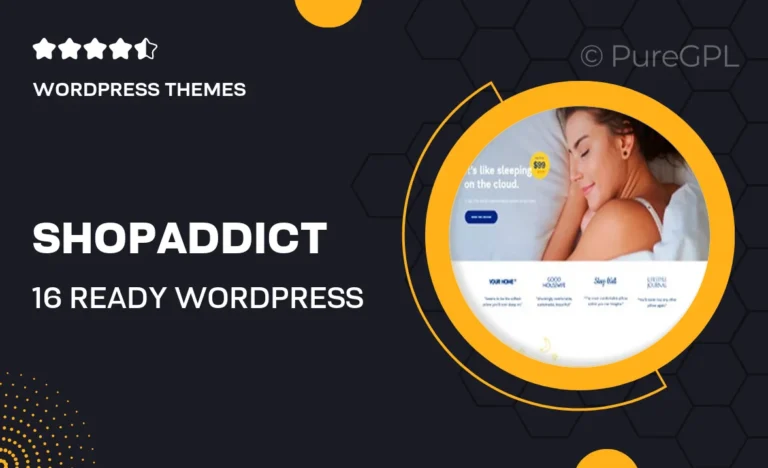 Shopaddict – 16 Ready WordPress Landing Pages Theme