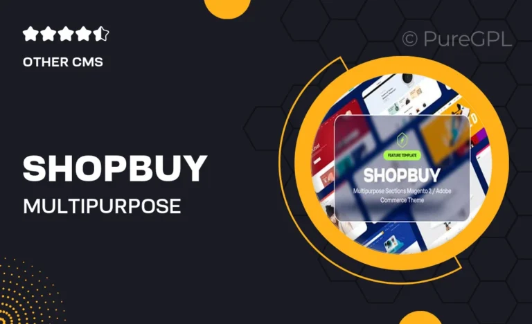 shopbuy multipurpose responsive magento 2 adobe commerce theme