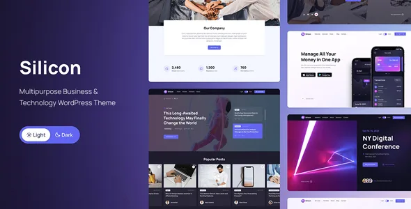 silicon multipurpose technology wordpress theme 1