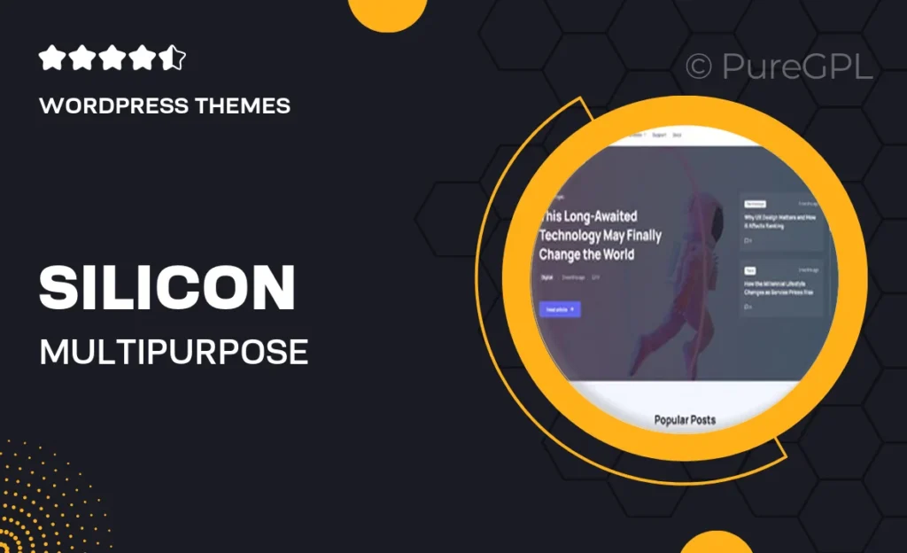 Silicon – Multipurpose Technology WordPress Theme