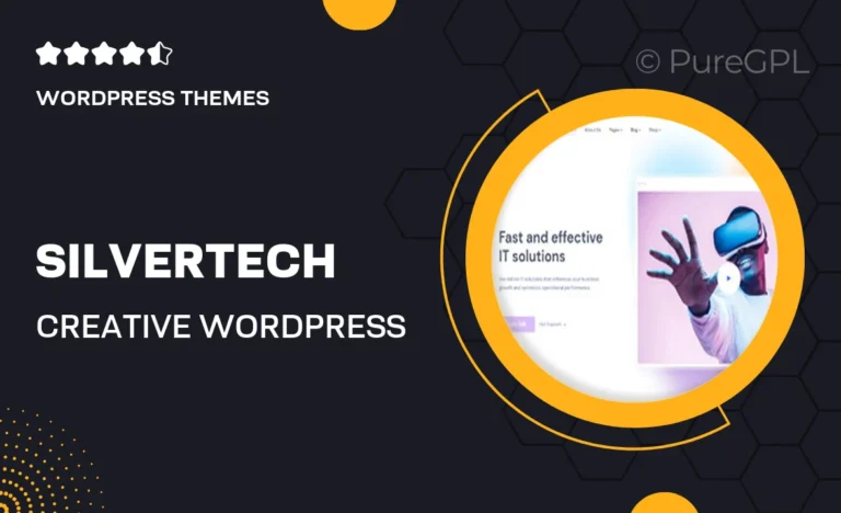 Silvertech – Creative WordPress Theme