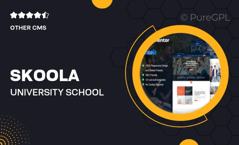 skoola university school education elementor pro template kit