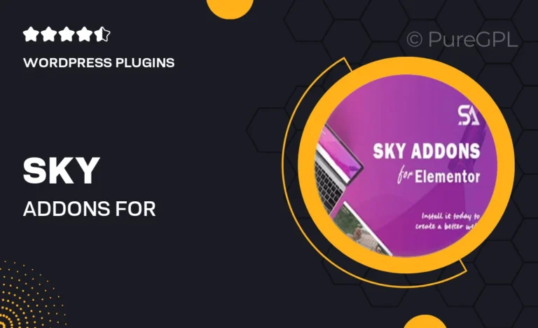 sky addons for elementor page builder wordpress plugin