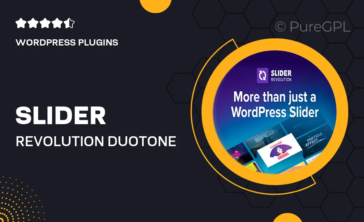 Slider Revolution | Duotone Filters Add-On