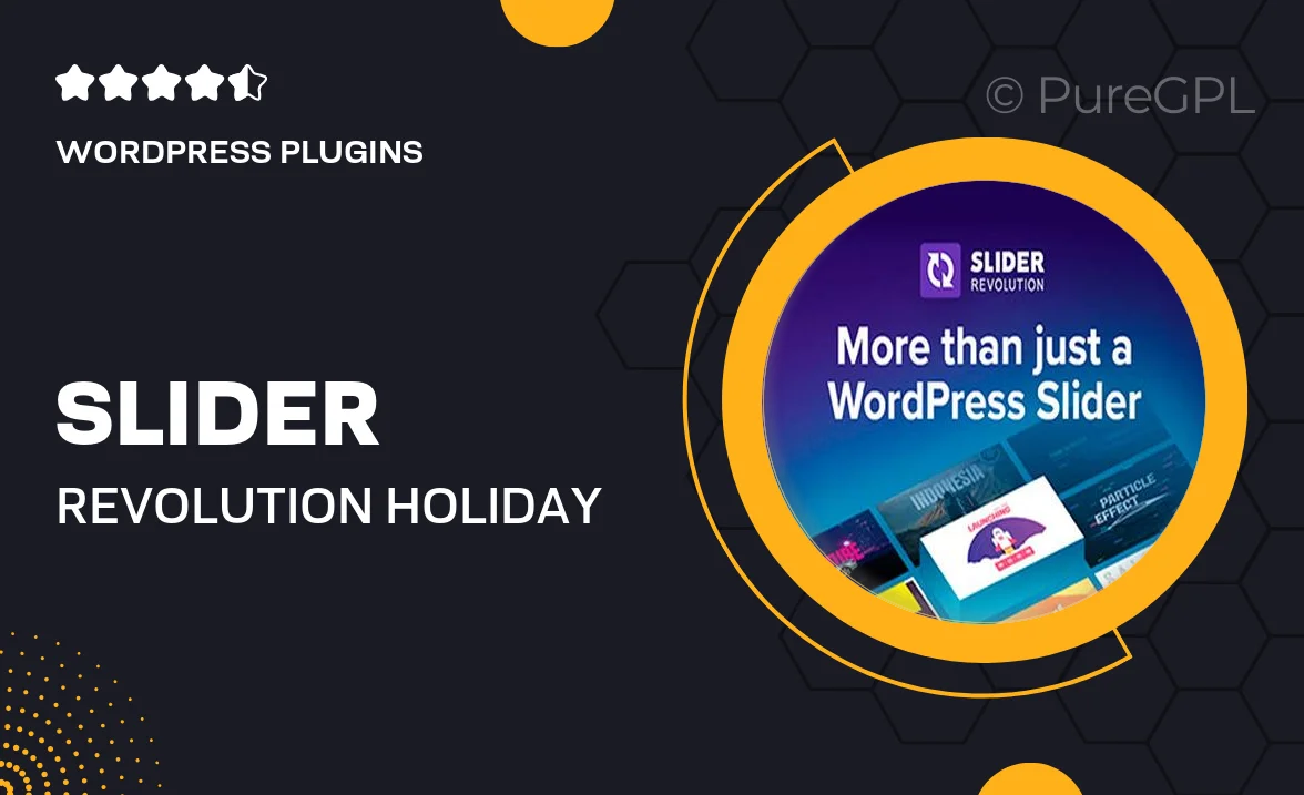 Slider Revolution | Holiday Snow Add-On