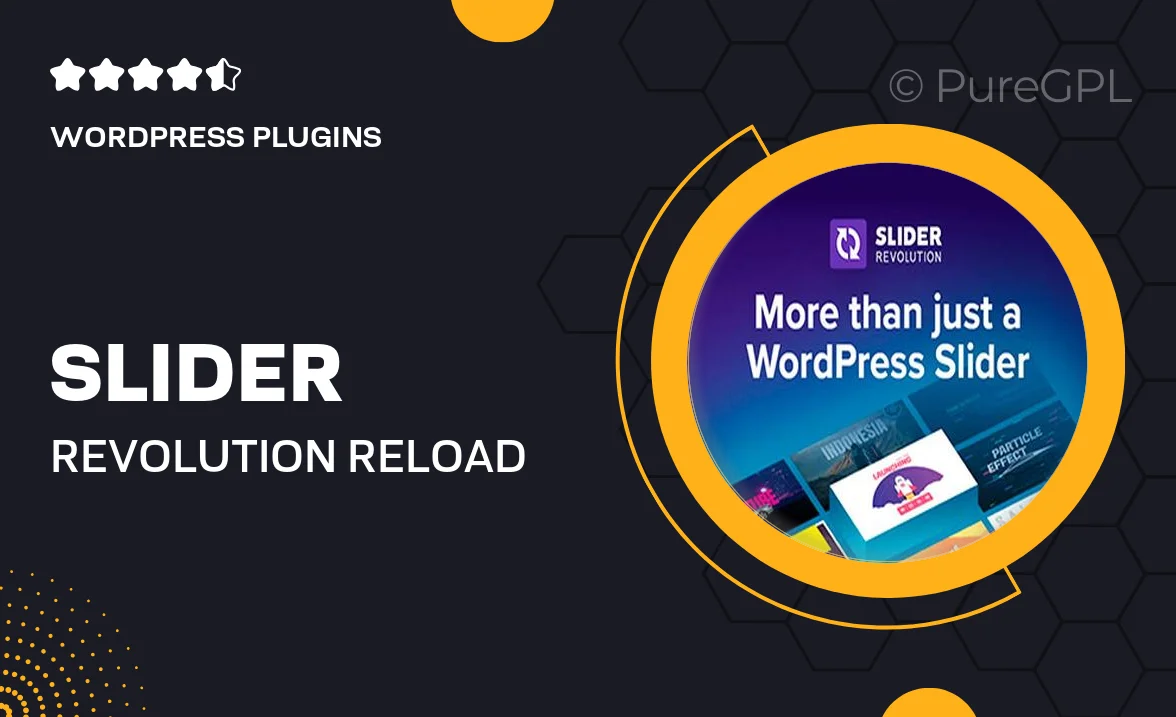 Slider Revolution | Reload Add-On