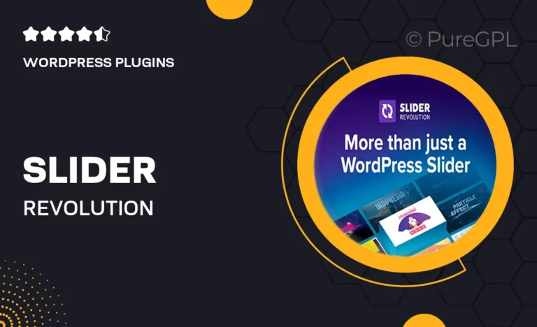 Slider Revolution – Responsive WordPress Plugin