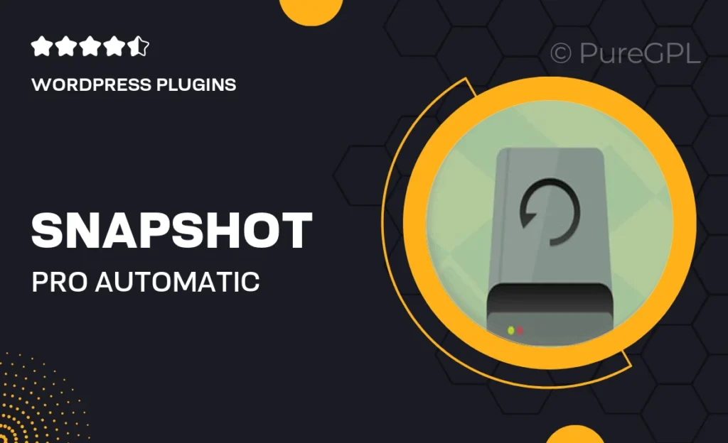 Snapshot Pro – Automatic WordPress Backups and Restore Plugin 23 Snapshot Pro – Automatic WordPress Backups and Restore Plugin