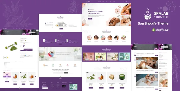 spa lab spa beauty cosmetics shop shopify theme 1