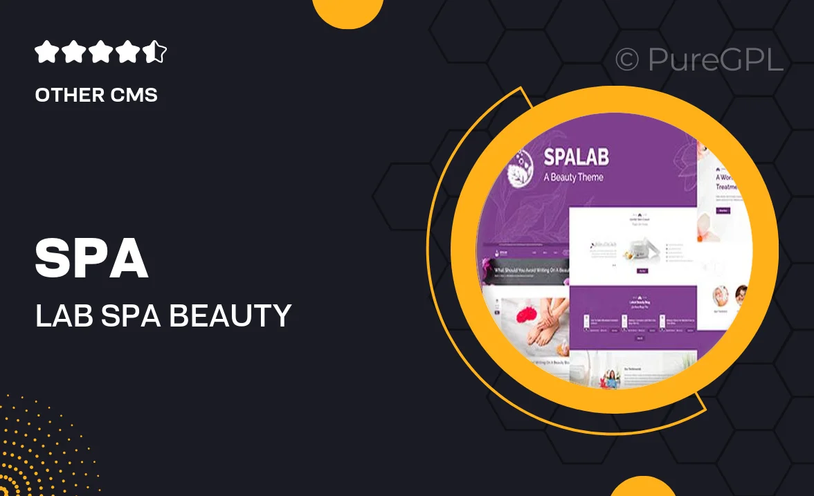 Spa Lab – Spa & Beauty Cosmetics Shop Shopify Theme