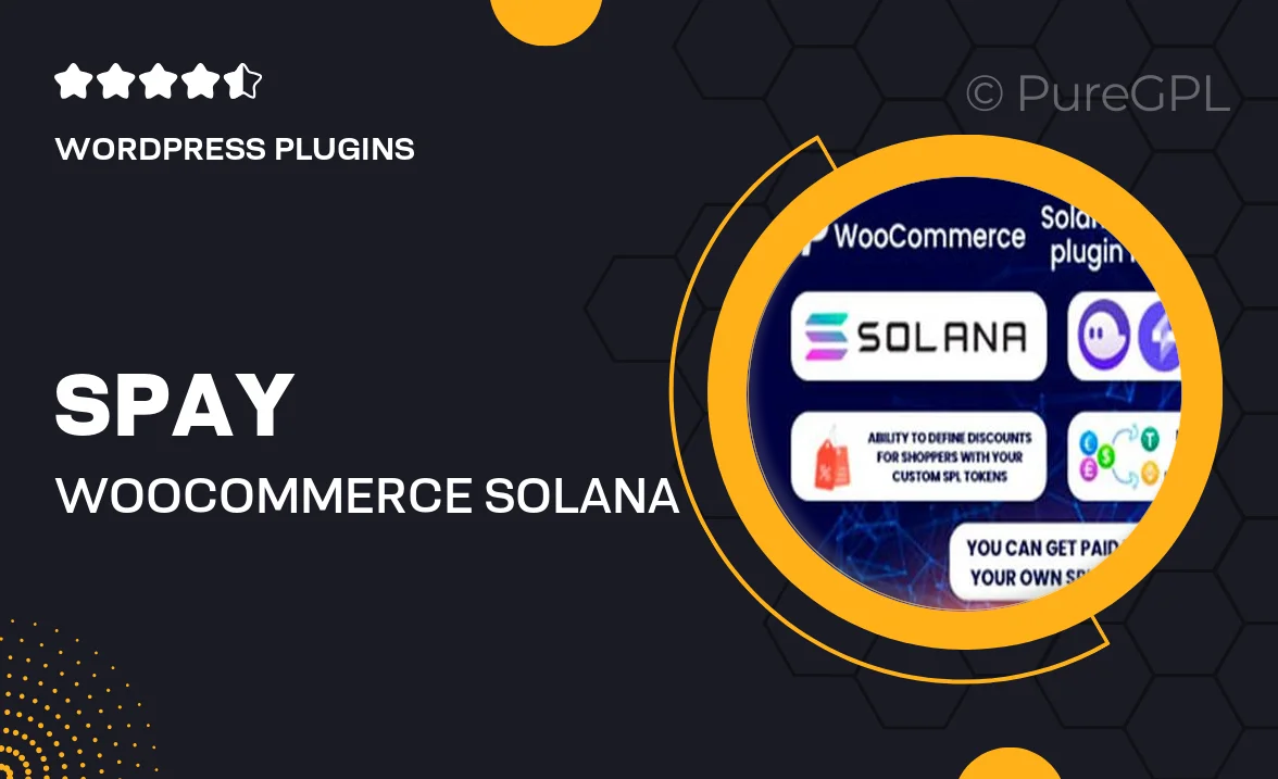 SPay WooCommerce – Solana Payments Gateway Plugin