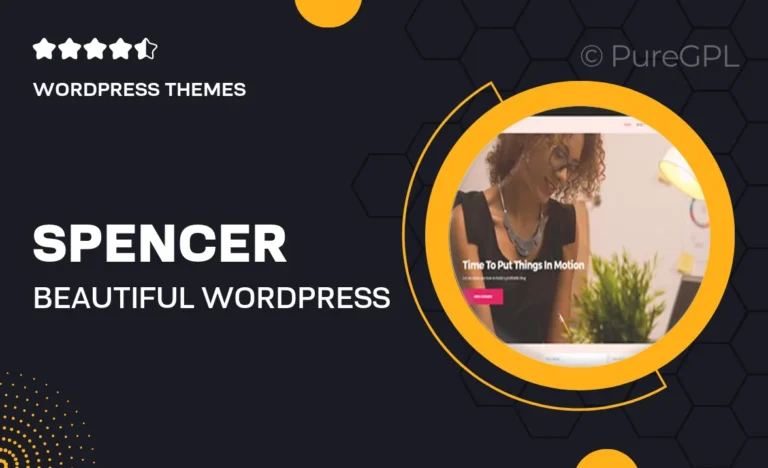 spencer beautiful wordpress theme for entrepreneurs and bloggers