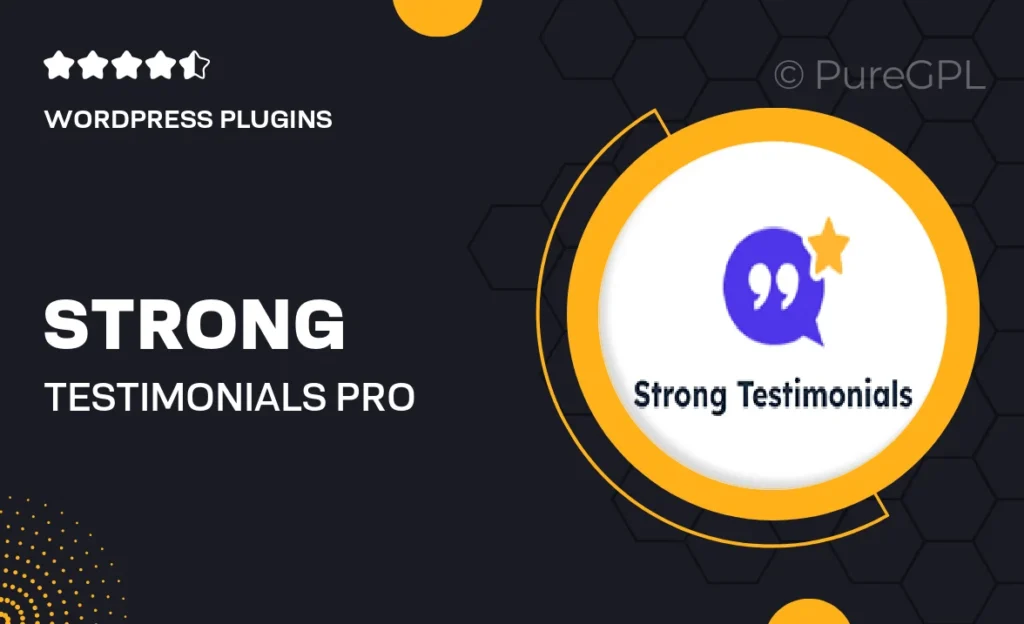 Strong Testimonials Pro