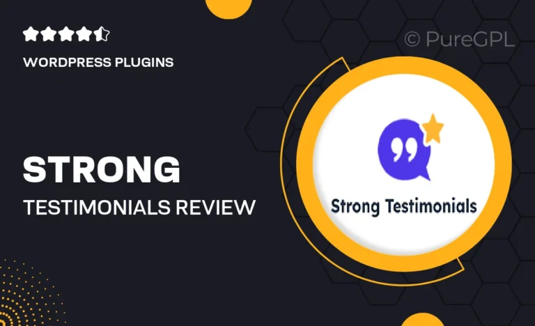 strong testimonials review markup