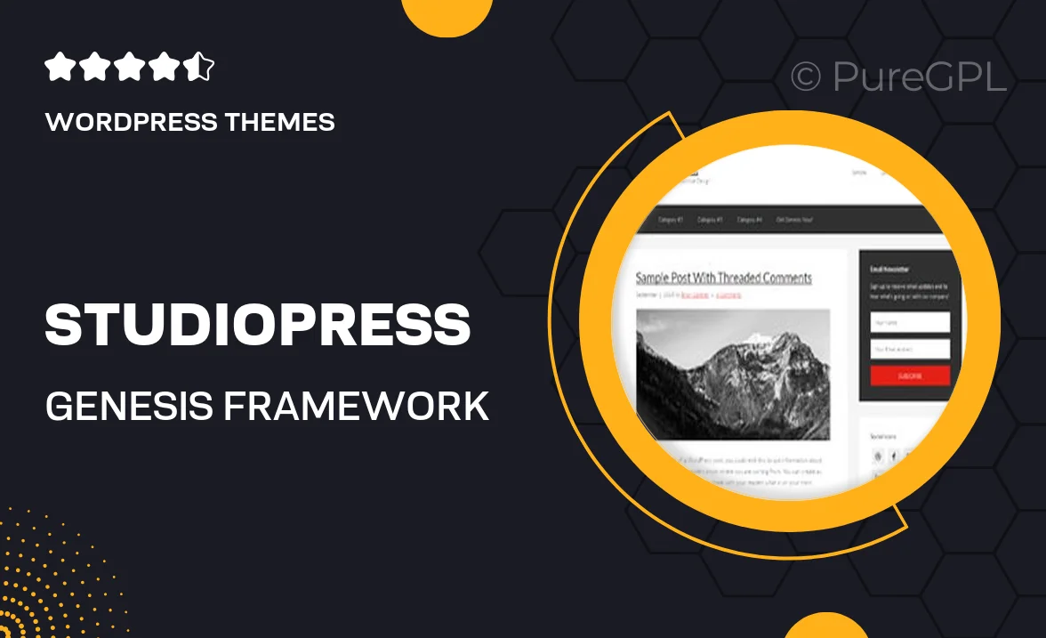 Studiopress | Genesis Framework