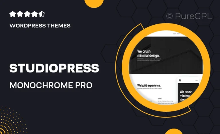 studiopress monochrome pro