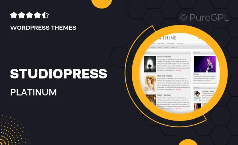 studiopress platinum