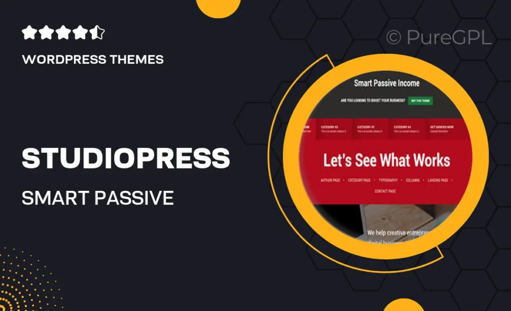 Studiopress | Smart Passive Income 2 Studiopress | Smart Passive Income