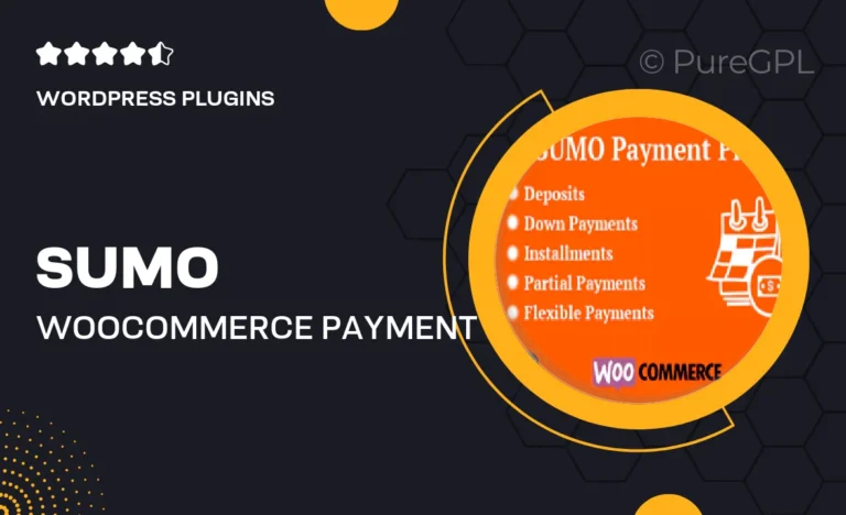 sumo woocommerce payment plans deposits down payments installments variable payments etc